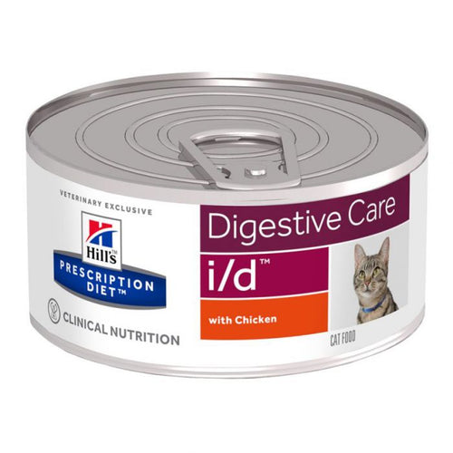 Hill's I/D Feline Cat Food 156g x 24 With Chicken
