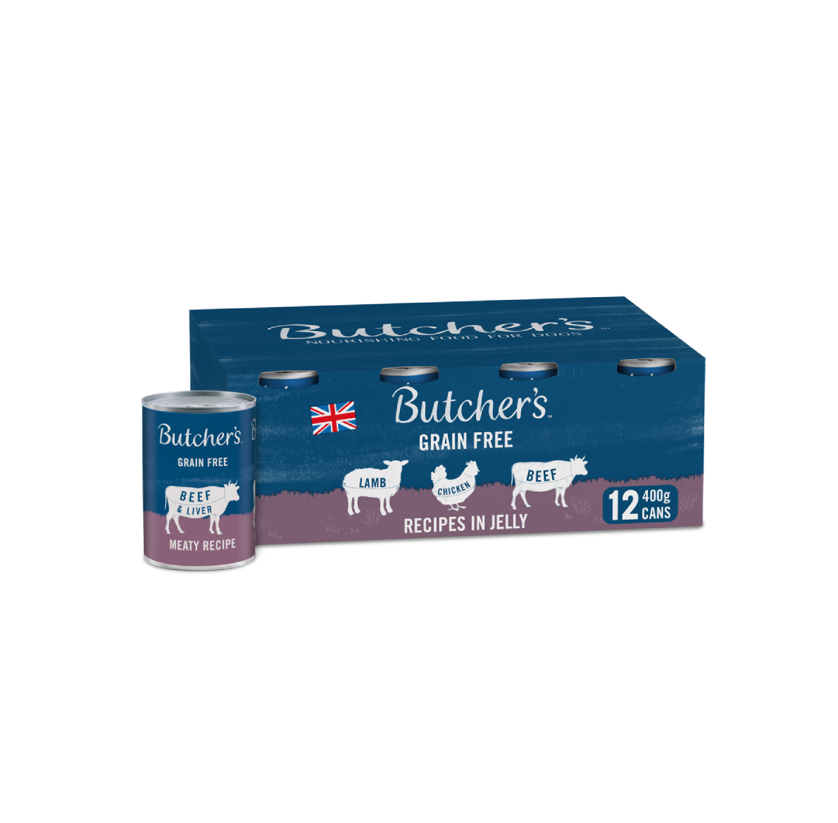 Butcher's Can Recipe Wet Dog Food 12x400g- Various Types