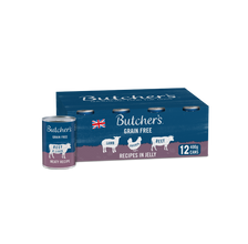 Load image into Gallery viewer, Butcher&#39;s Can Recipe Wet Dog Food 12x400g- Various Types
