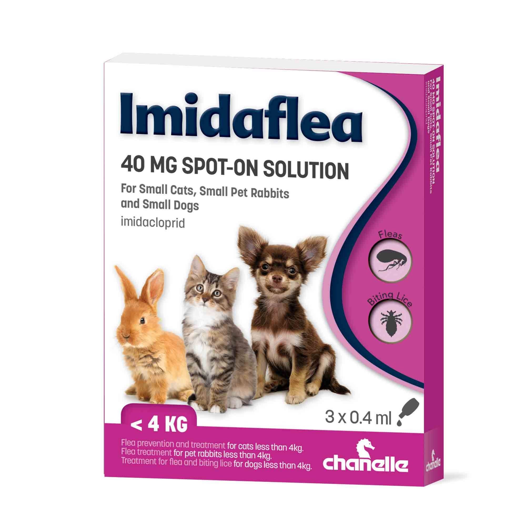 ImidaFlea Spot On For Rabbits, Cats & Dogs