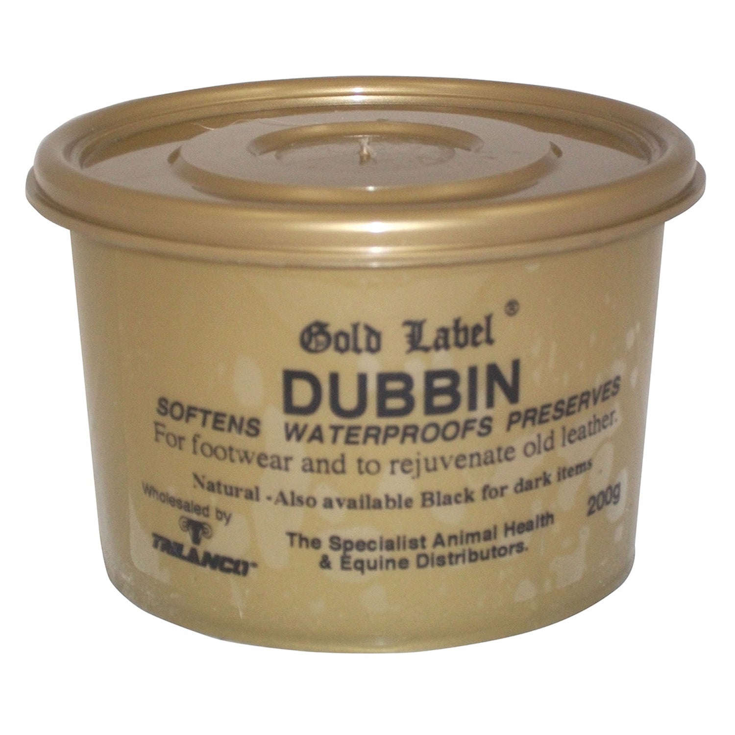 Gold Label Dubbin Natural Softening Waterproof Protection- Various sizes