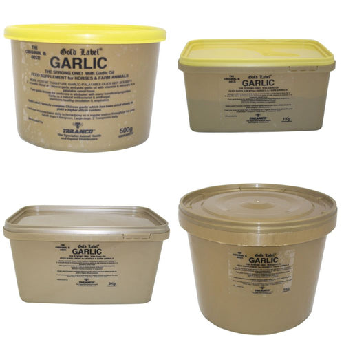 Gold Label Garlic Supplement Powder For Horses - All Sizes