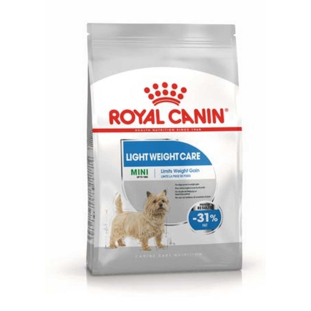 Royal Canin Dry Dog Food Light Weight Care For Mini Dogs - All Types