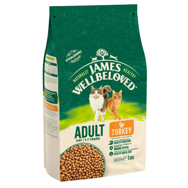 James Wellbeloved Adult Cat Food Turkey & Rice 