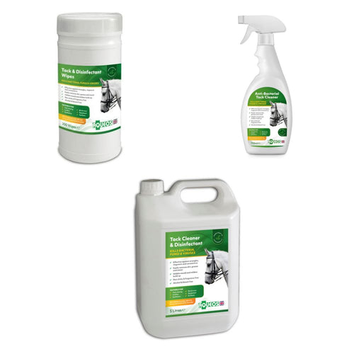 Aqueos Tack Cleaner & Disinfectant Spray Or Wipes - All Variations