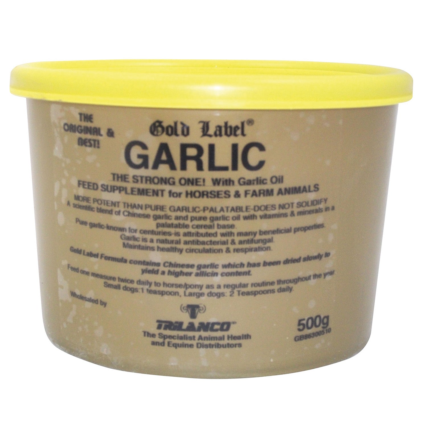 Gold Label Garlic Supplement Powder For Horses - All Sizes
