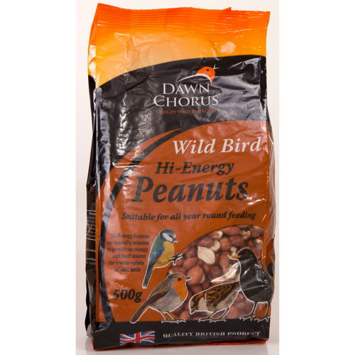 Dawn Chorus Hi-Energy Peanuts Wild Bird Food Supplies 500g
