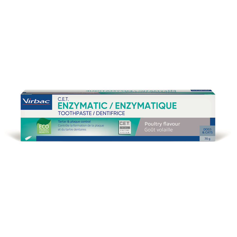 Virbac Enzymatic Toothpaste for Dogs - Poultry Flavour - 70g