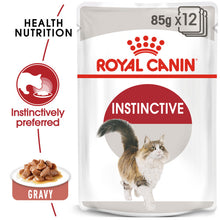 Load image into Gallery viewer, Royal Canin Wet Cat Food Instinctive Gravy Pouch 12 x 85g
