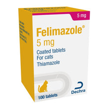 Load image into Gallery viewer, Dechra Felimazole Coated Tablets For Cats x 100 Tablets
